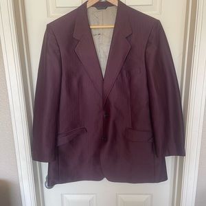 Phoenix Clothes Designed For Edwards Blazer Maroon (Sz M)